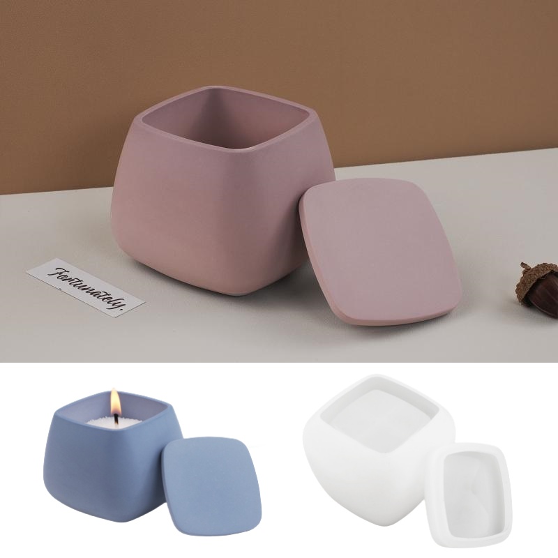 Candle Making Supplies Online - 1 takım Kare saklama kutusu UV