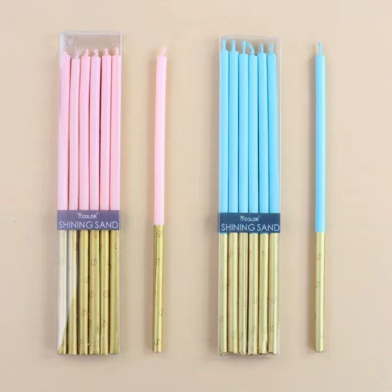Candle Supplies Luxury - 6 adet Uzun Doğum Günü Mum