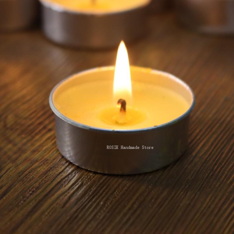 Candle Supplies Jars - Boş çay balmumu dairesel alüminyum kutu
