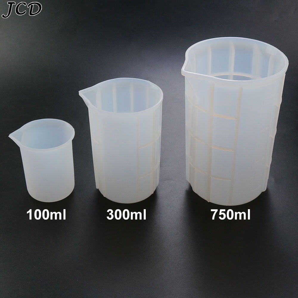 Candle Making Supplies Online - JCD 100ML/300ML/750ML silikon ölçüm kabı ölçekli
