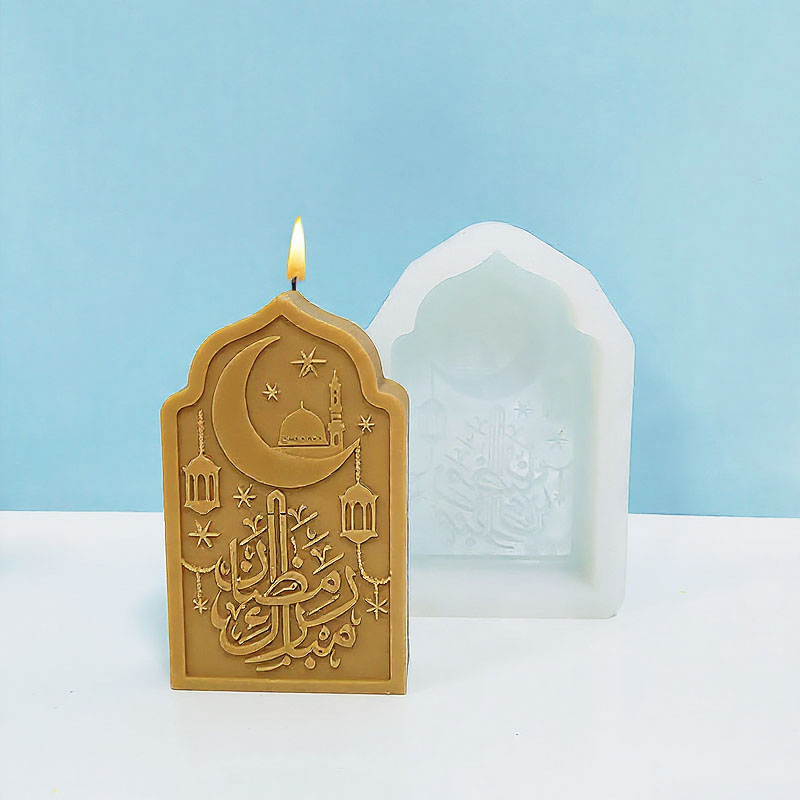 Candle Making Supplies Online - Kemer Şeklinde Arapça Yazılı Mum Kalıbı