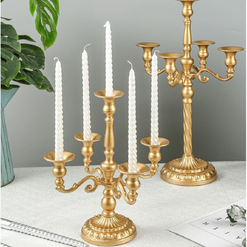 Candle Supplies Luxury - Vintage Mumluklar Düğün Masası Dekorasyonu Şık