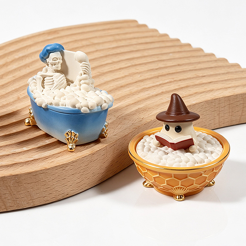 Candle Supplies Jars - İnsan İskeleti Hayalet Küvet Saklama Kutusu