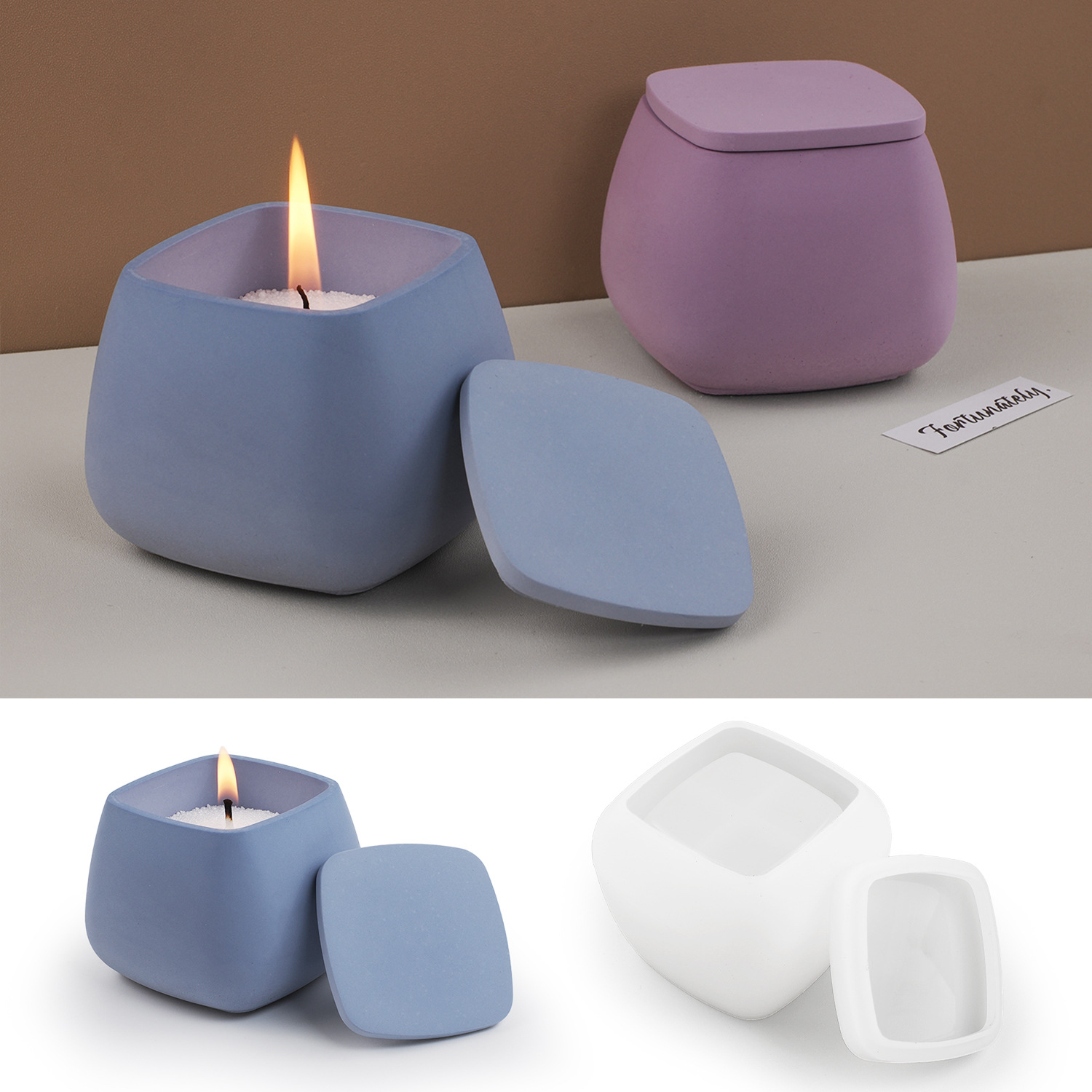 DIY Epoksi Çimento Alçı Siliko - Candle Supplies Jars incelemesi ve fiyatı