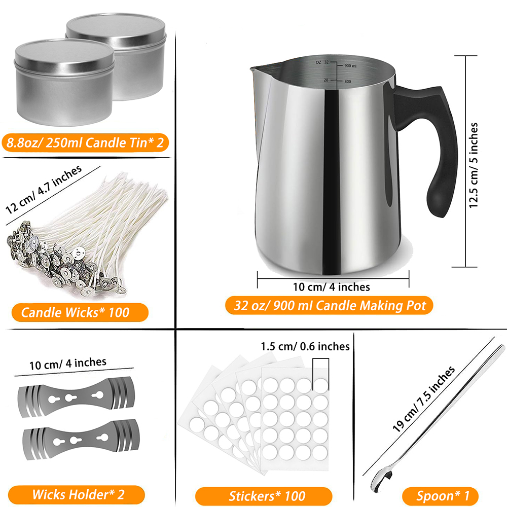 Mum Yapımı Başlangıç Kiti Malz - Candle Supplies Jars incelemesi ve fiyatı