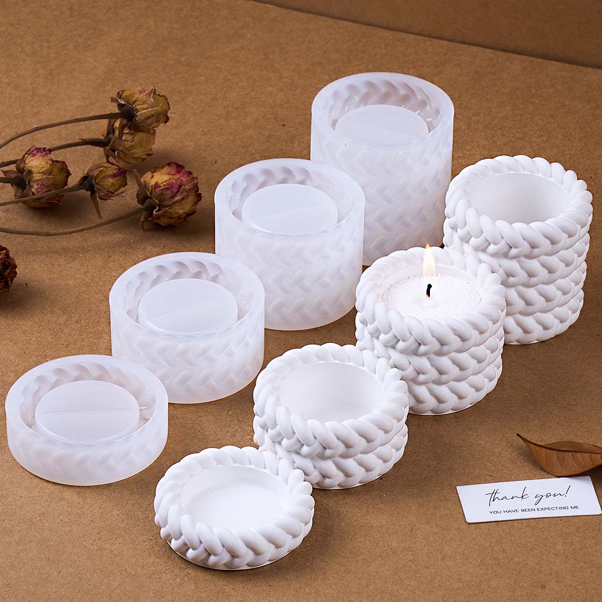 1/2/3/4 Katlı Kenevir Halatlı  - Candle Supplies Jars incelemesi ve fiyatı