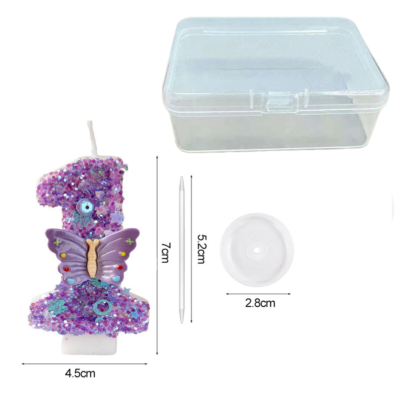 Mor Kelebek 0-9 Numaralı Doğum - Candle Supplies Luxury incelemesi ve fiyatı
