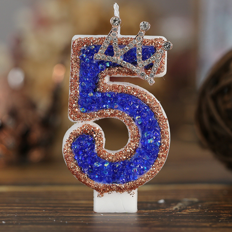 Mavi Doğum Günü Numaraları Mum - Candle Supplies Luxury incelemesi ve fiyatı