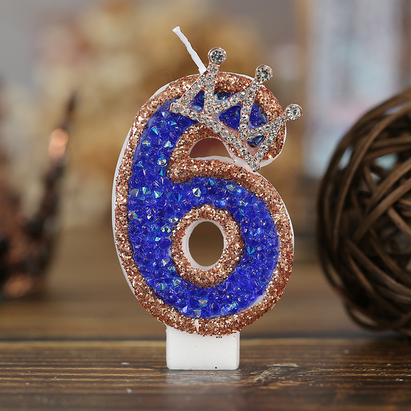 Mavi Doğum Günü Numaraları Mum - Candle Supplies Luxury incelemesi ve fiyatı