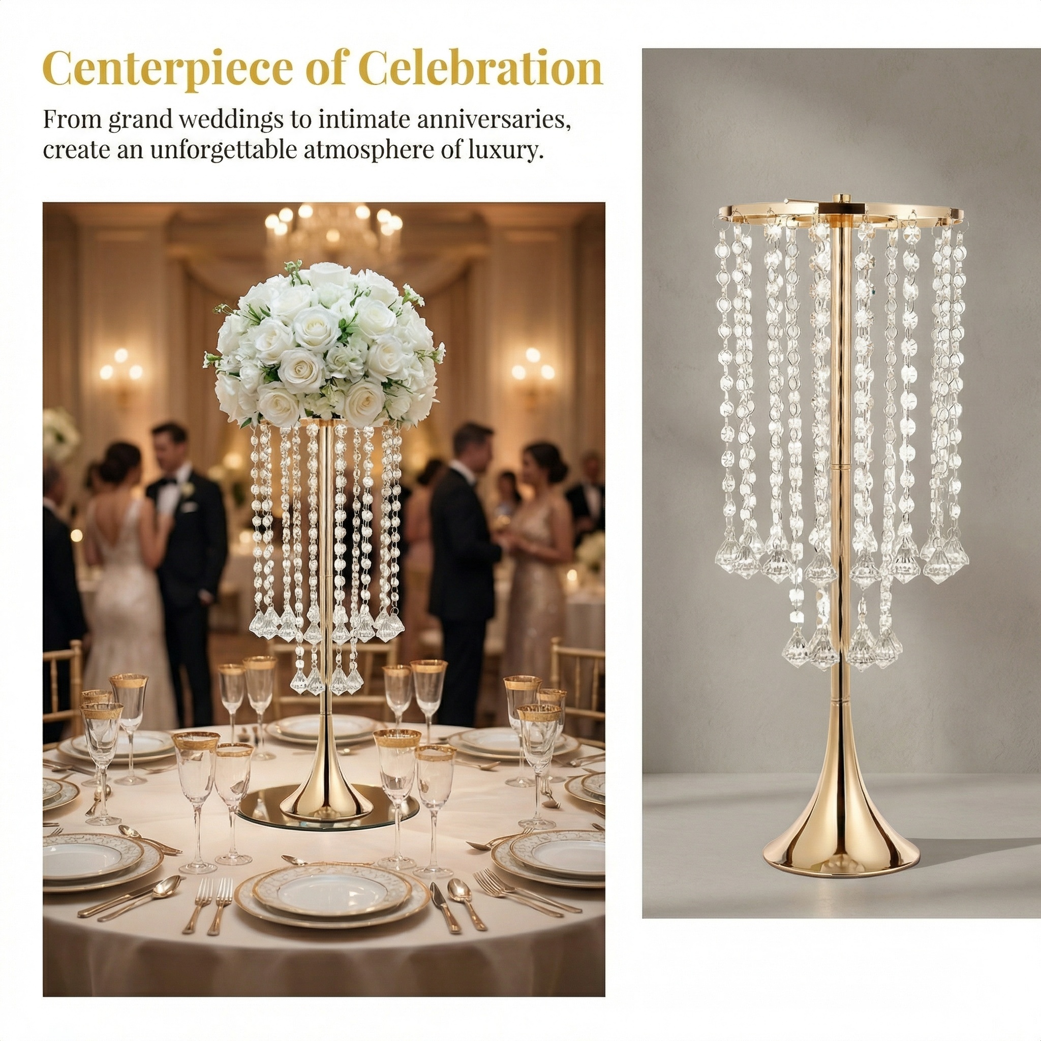 2/10 adet Lüks Kristal Çiçek S - Candle Supplies Luxury incelemesi ve fiyatı