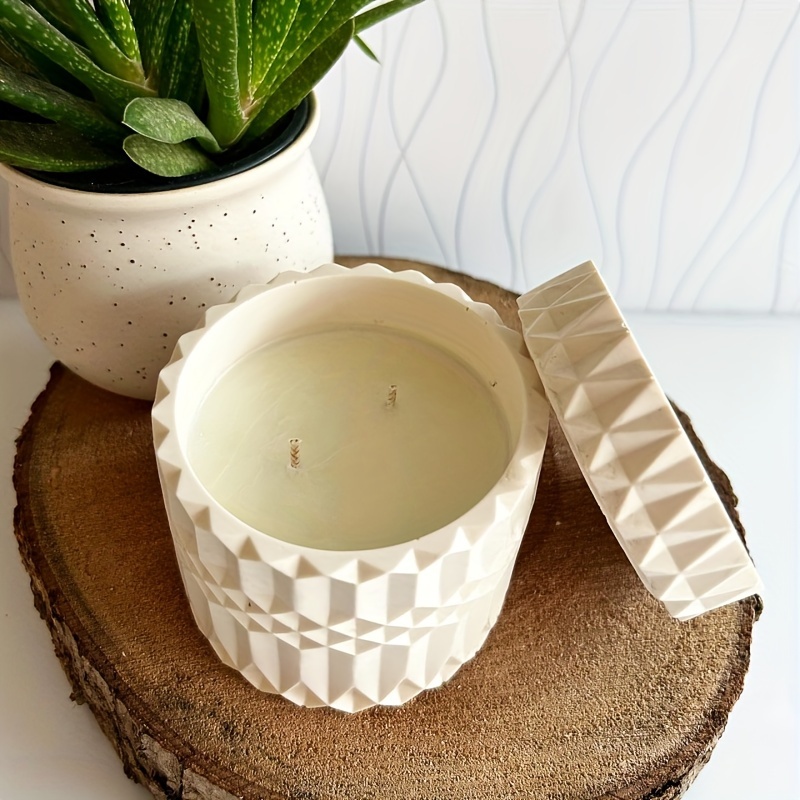 1 takım Ripple Mum Kabı Reçine - Candle Supplies Jars incelemesi ve fiyatı
