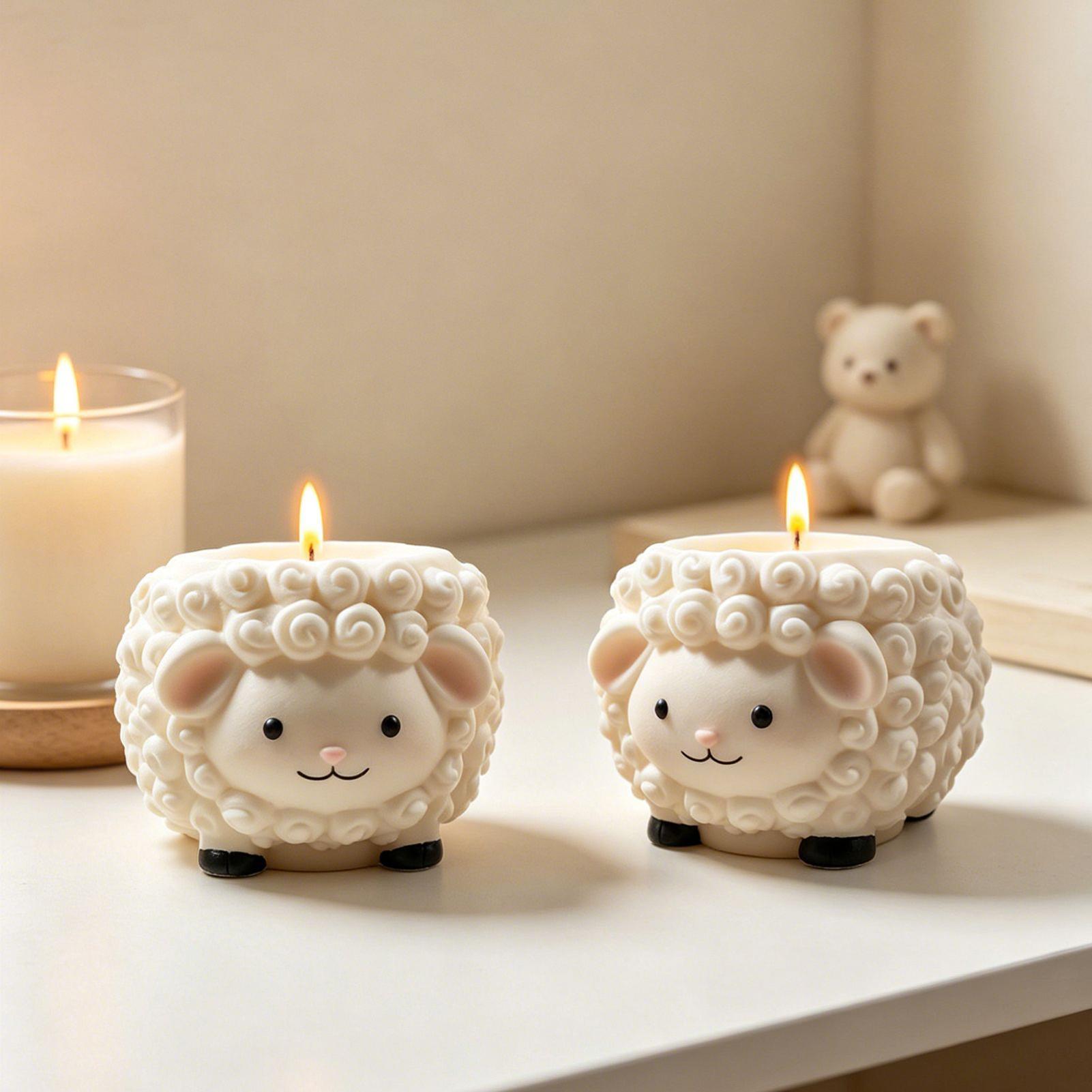 Hayvan Kalıpları Sevimli 3D Ke - Candle Supplies Jars incelemesi ve fiyatı