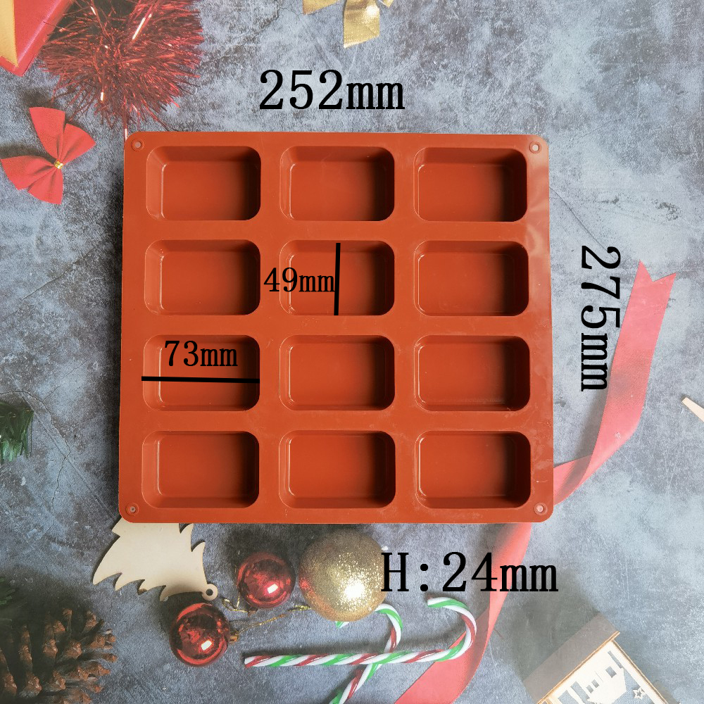 12 boşluk kare silikon sabun k - Candle Making Supplies Online incelemesi ve fiyatı