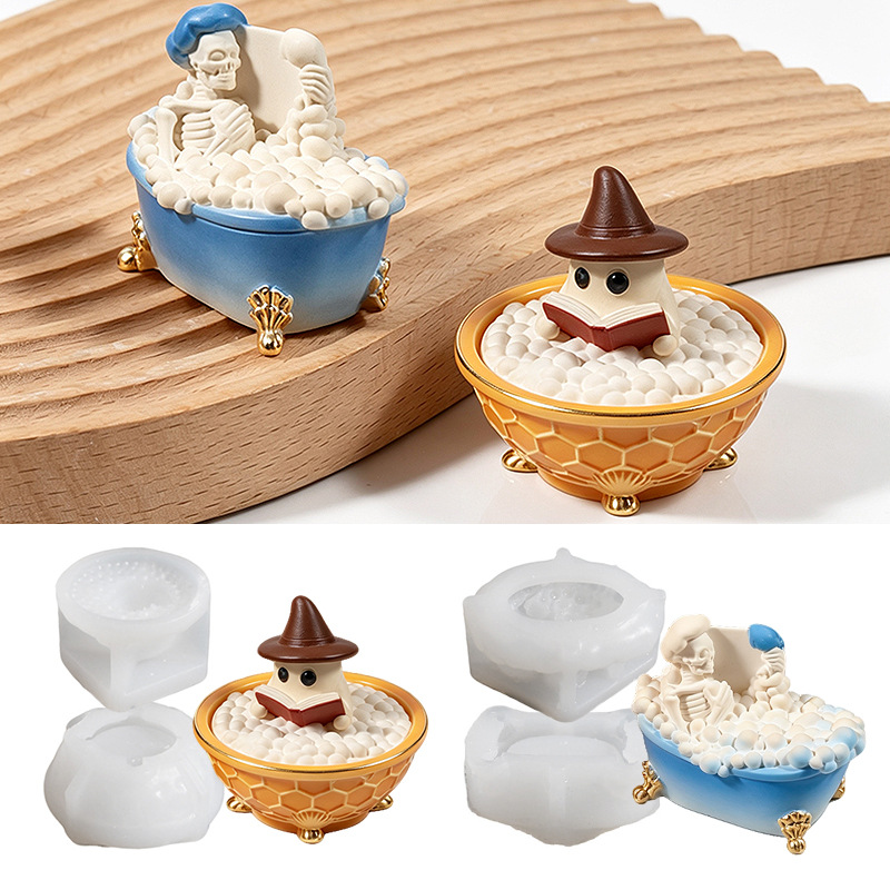 İnsan İskeleti Hayalet Küvet S - Candle Supplies Jars incelemesi ve fiyatı