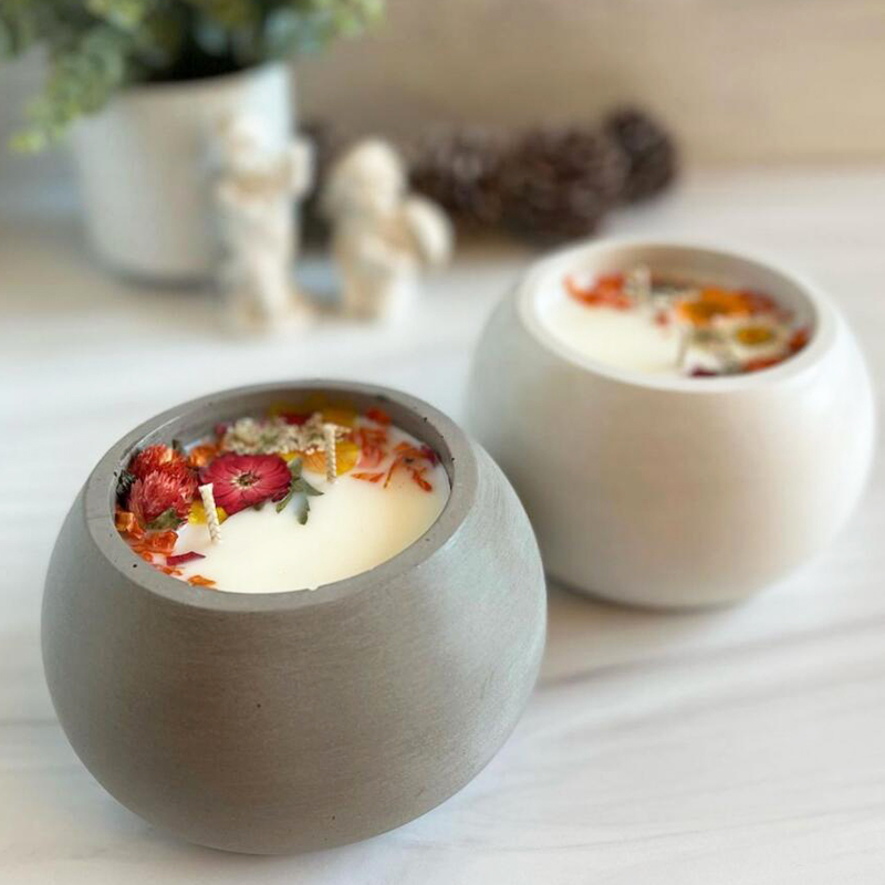 Yuvarlak beton mum kavanoz sil - Candle Supplies Jars incelemesi ve fiyatı