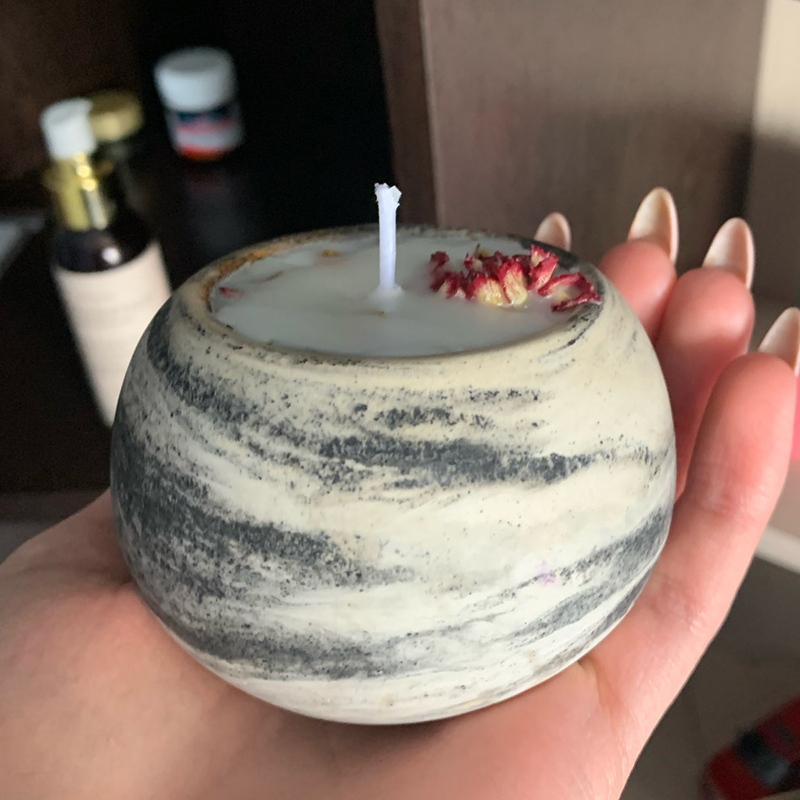 Yuvarlak beton mum kavanoz sil - Candle Supplies Jars incelemesi ve fiyatı