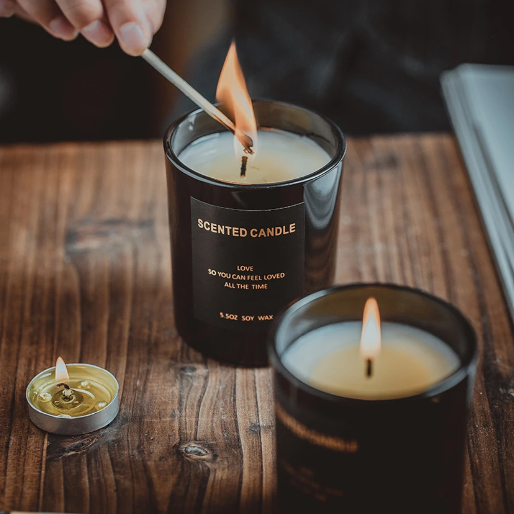 Lüks Cam Mum Kavanoz Siyah Bey - Candle Supplies Luxury incelemesi ve fiyatı