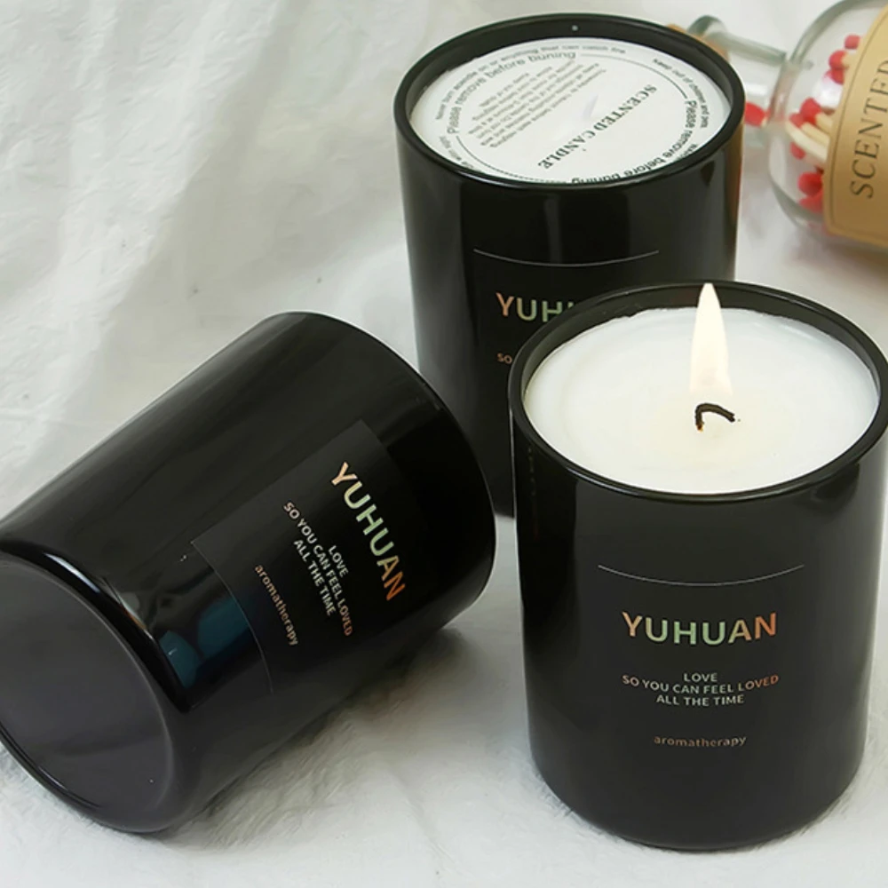 Lüks Cam Mum Kavanoz Siyah Bey - Candle Supplies Luxury incelemesi ve fiyatı
